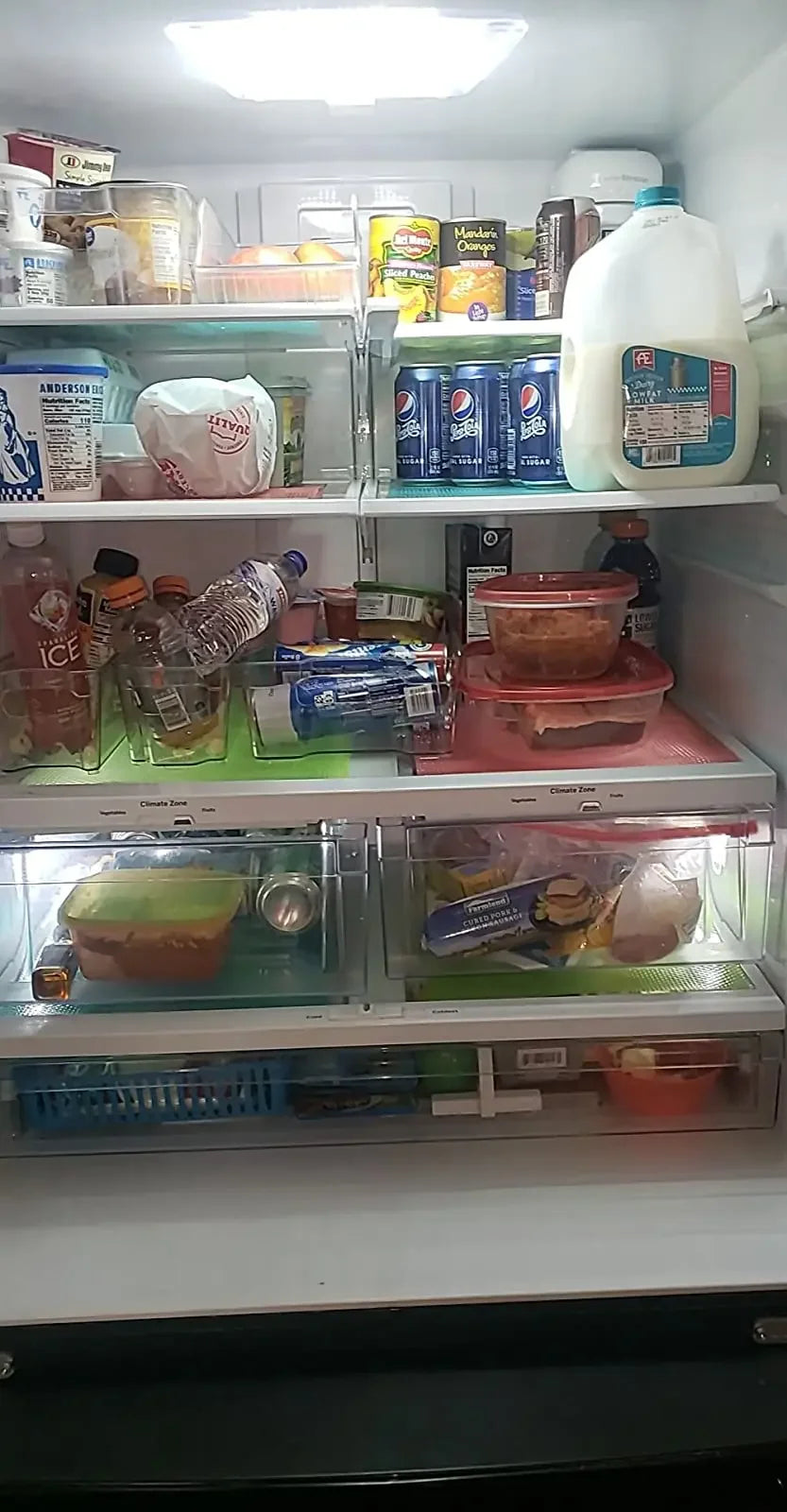 Washable Refrigerator Mats Set - 1/3/5PCS Durable Shelf and Drawer Liners