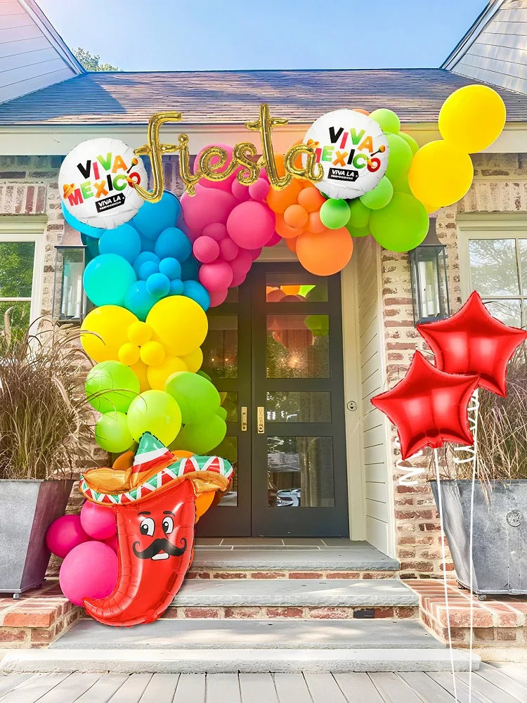 6 pcs Set Mexican Carnival Balloon