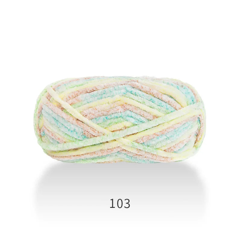 Ruyi Bird Warm Fleece Thick Wool Crochet Golden Velvet Yarn