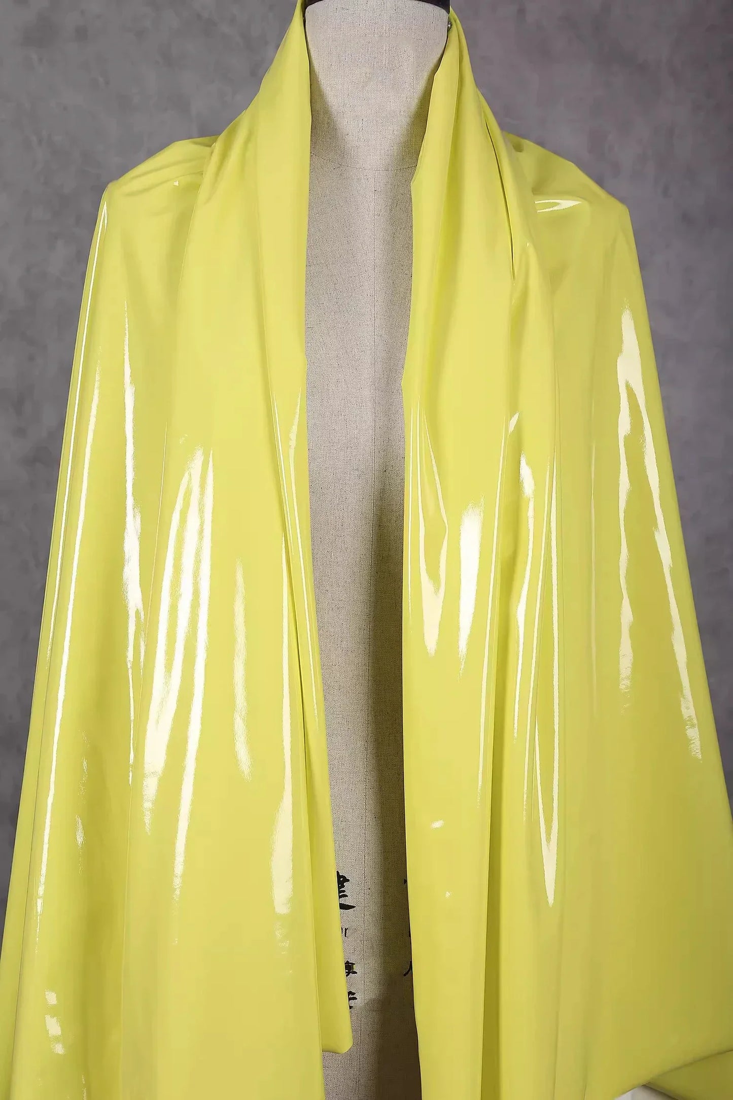 50x145cm Shiny Glossy Soft Leather Fabric Elastic Faux PU for DIY Sewing Dresses and Accessories