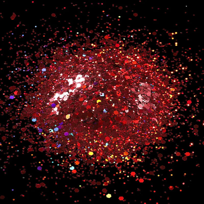 10g Holographic Hexagon Chunky Glitter for Epoxy Resin Art