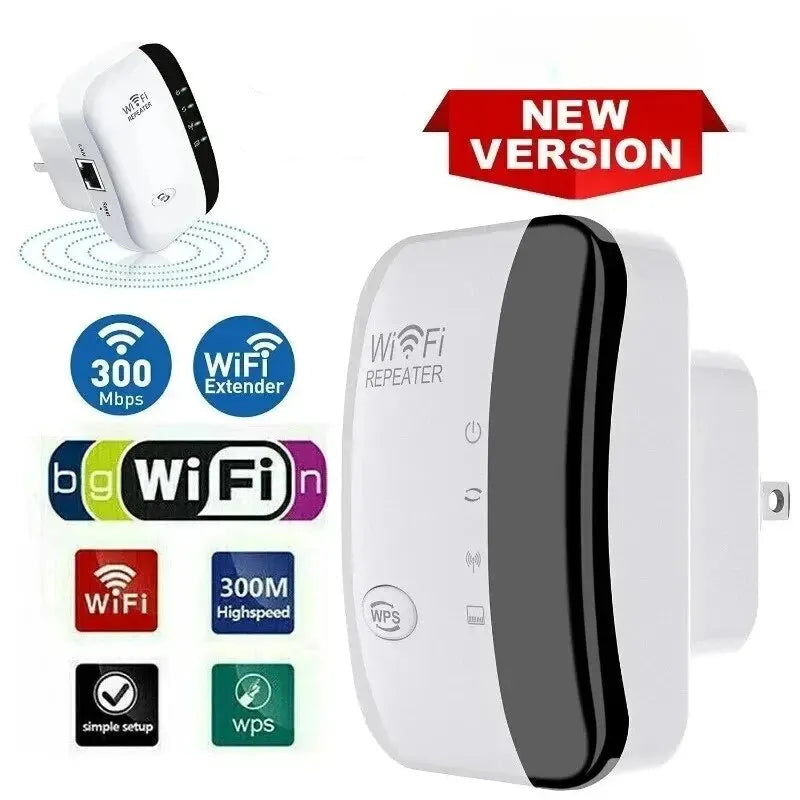 Wireless Signal Booster Wifi Extender Small Steamed Bun Repeater for Home Network Amplification