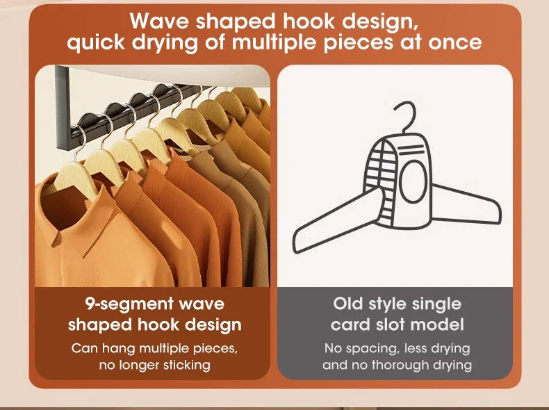 Secadora de ropa eléctrica multifuncional, portátil, compacta, plegable, con bolsa para secadora y ajuste de tiempo