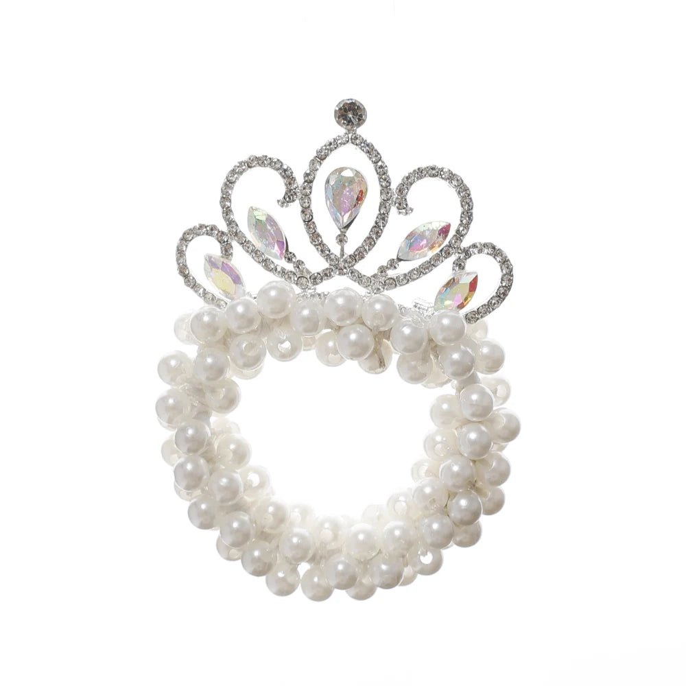 New Fashion Pearl Crown Princess Hair Bands for Girls