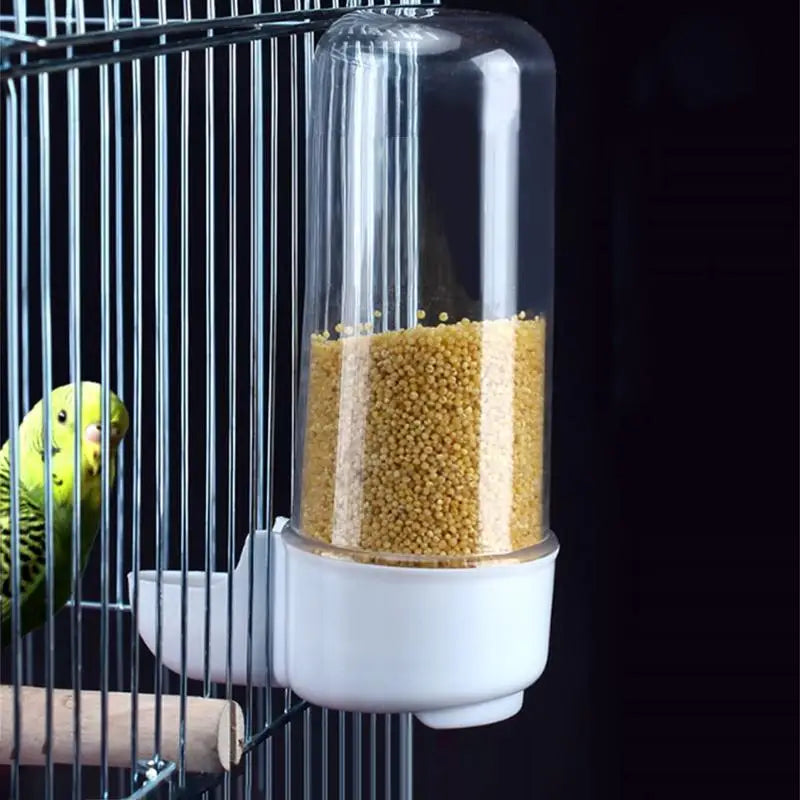 Bird Water Drinker Feeder With Clip For Parrot Cages
