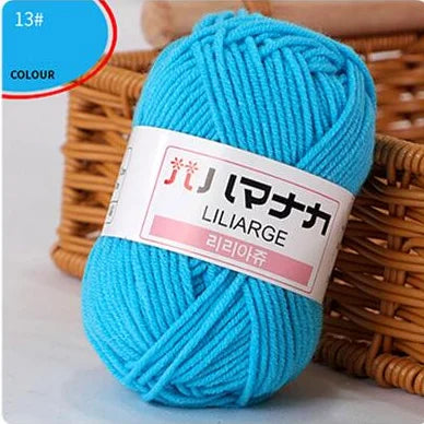 DIY Baby Milk Soft Cotton Knitting Yarn for Sweaters