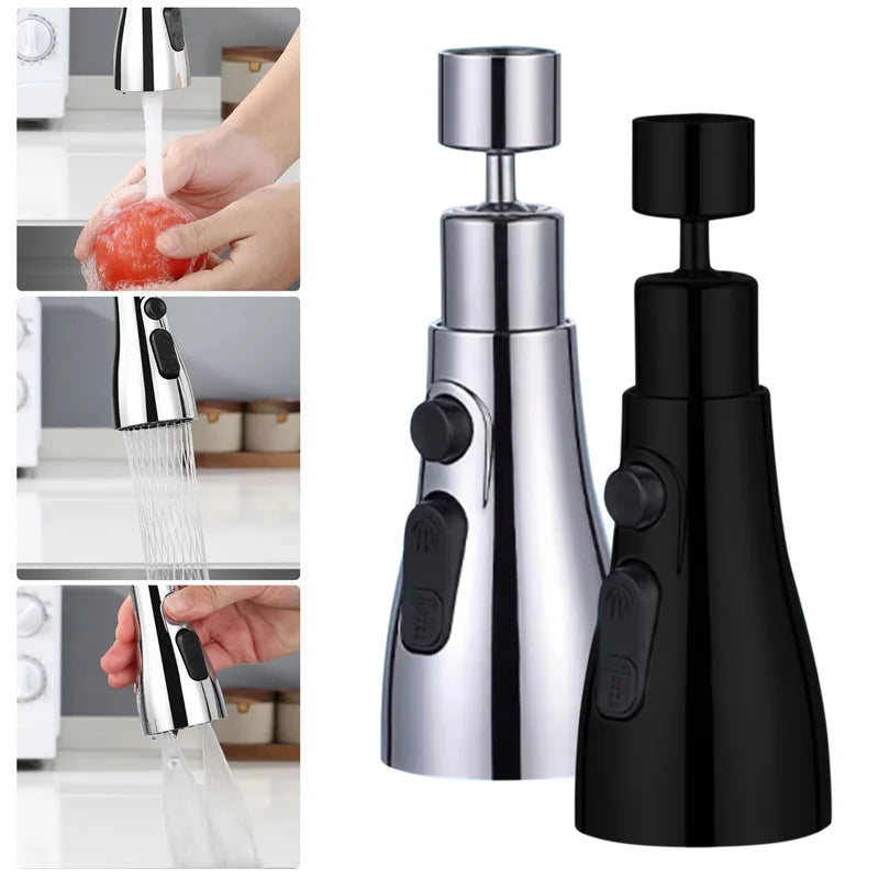 Universal 360 Degree Rotate Kitchen Faucet Extender Aerator