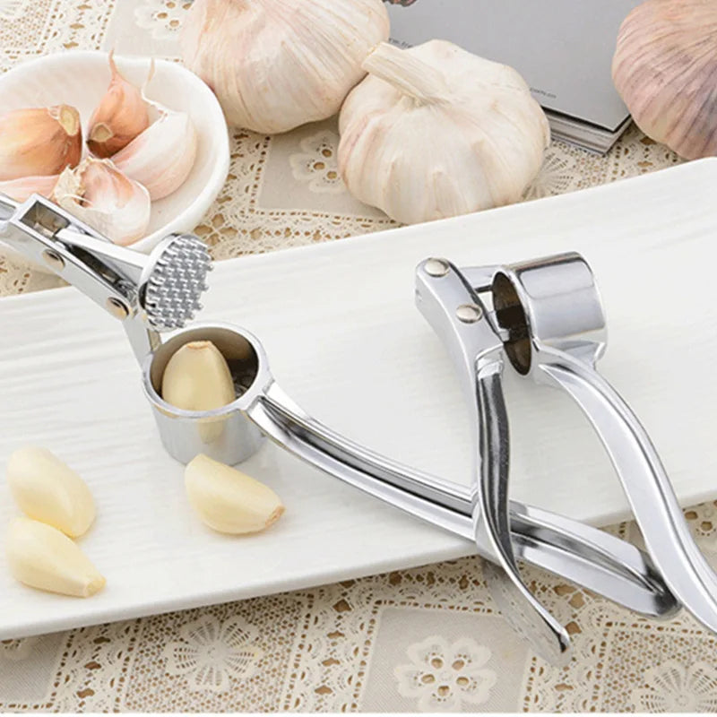 Garlic Press Crusher Mincer Stainless Steel Kitchen Tool