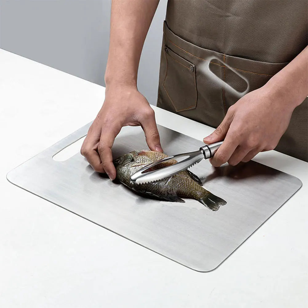 Stainless Steel Double Sided Cutting Board Easy To Clean