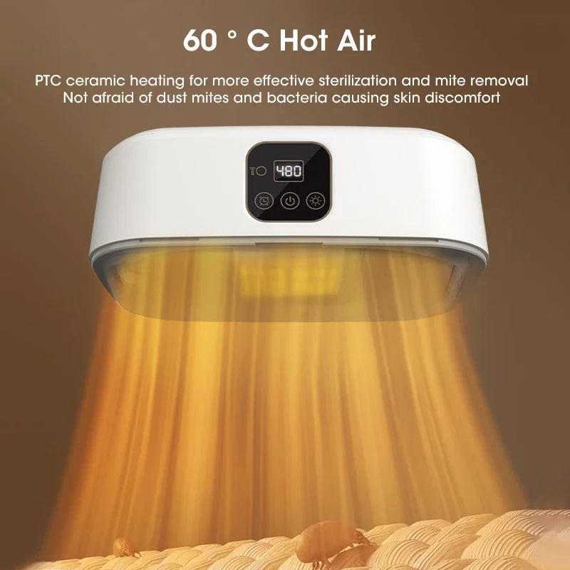 Secadora de ropa eléctrica multifuncional, portátil, compacta, plegable, con bolsa para secadora y ajuste de tiempo