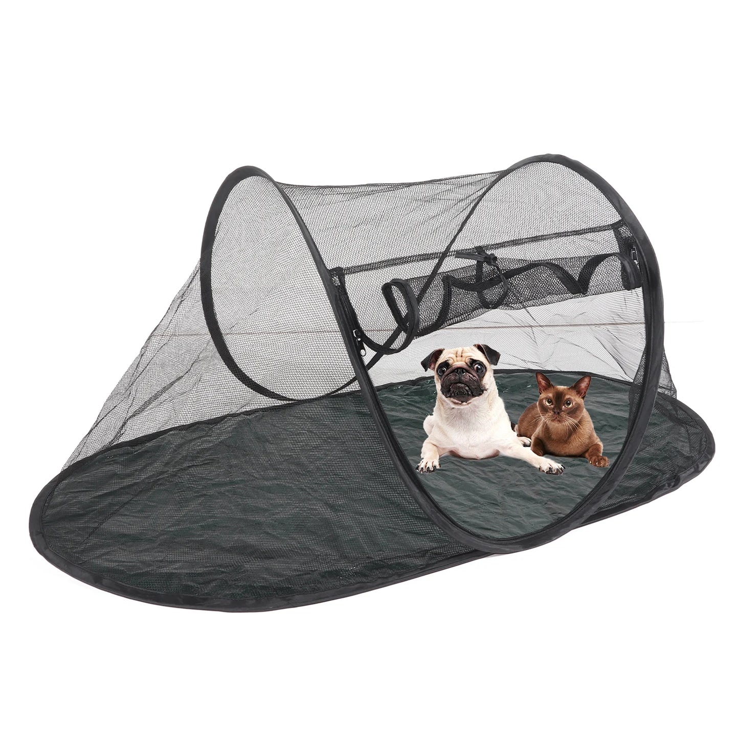Pet Enclosure Tent Portable Breathable Foldable Outside Cat Enclosure Tent for Outdoor Travel Portable Cat Tent Dog Outdoor Tent