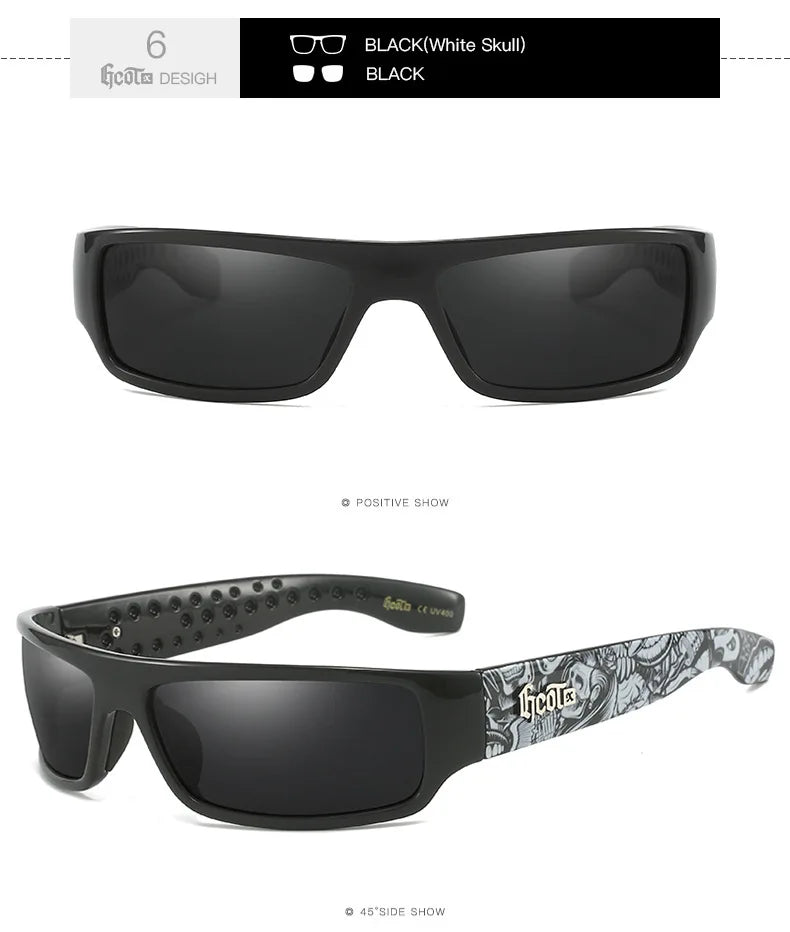 GCOTX Trendy Brand Polarized Sunglasses Hip Hop Style 2024