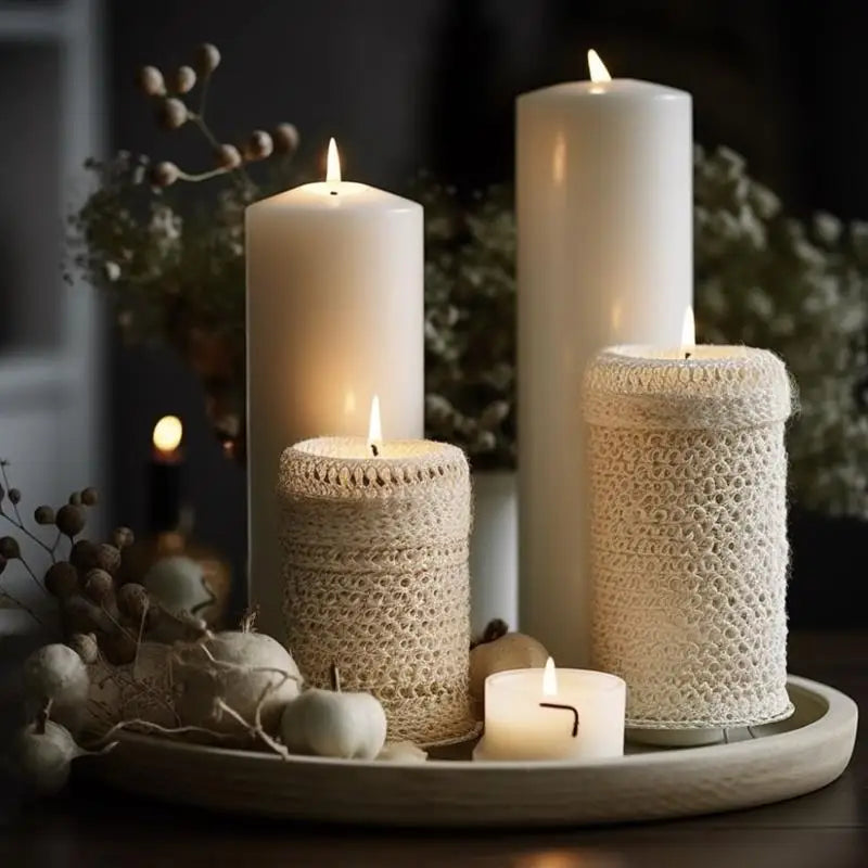 30-100Pcs Waxed Cotton Candle Wicks Set Smokeless DIY Supplies