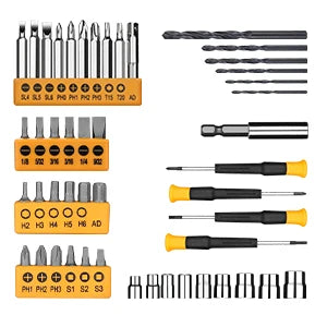 DEKO 126Pcs Power Tool Combo Kit with 8V Cordless Drill