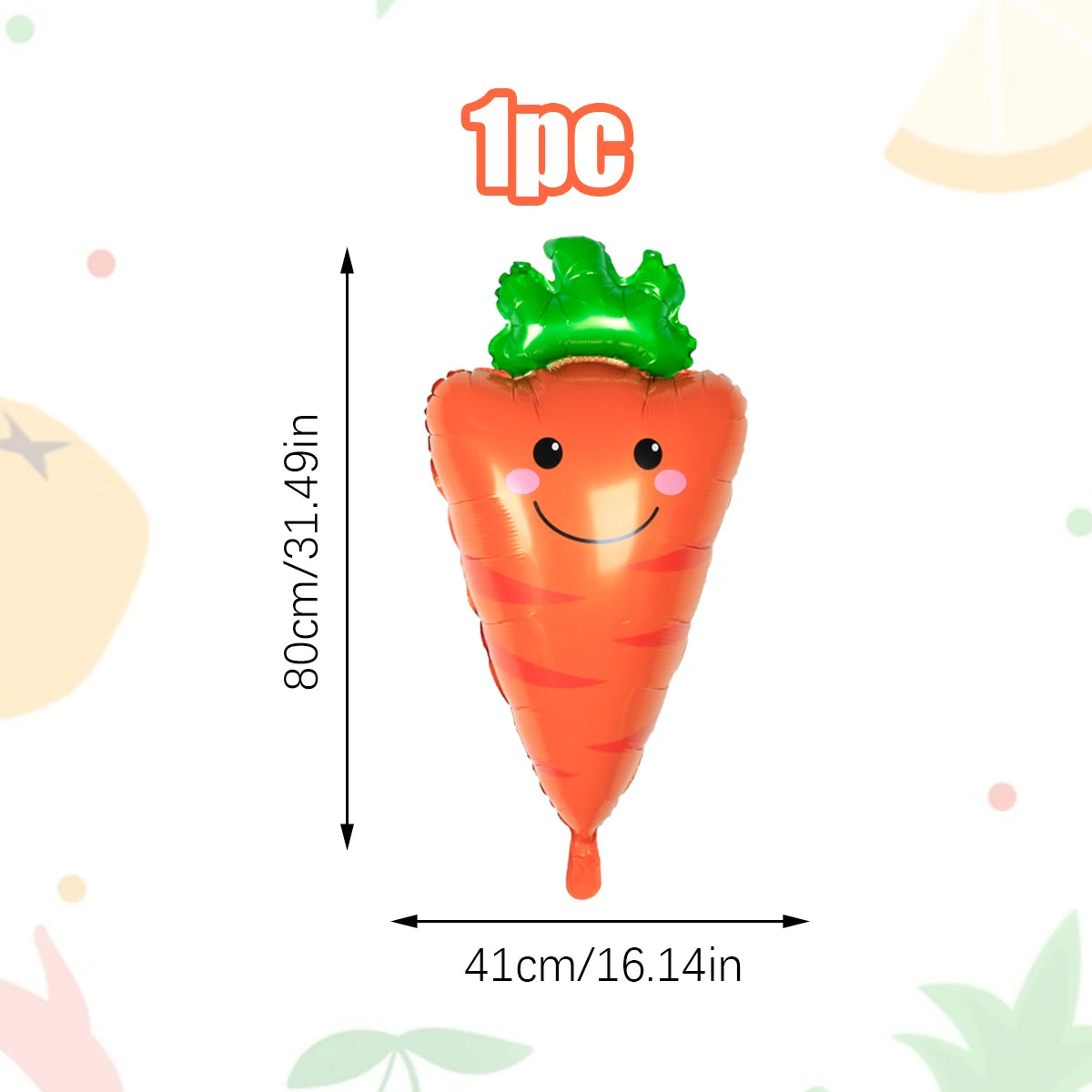 1/7pcs Fruit and Vegetable Balloons for Birthday Baptism Party