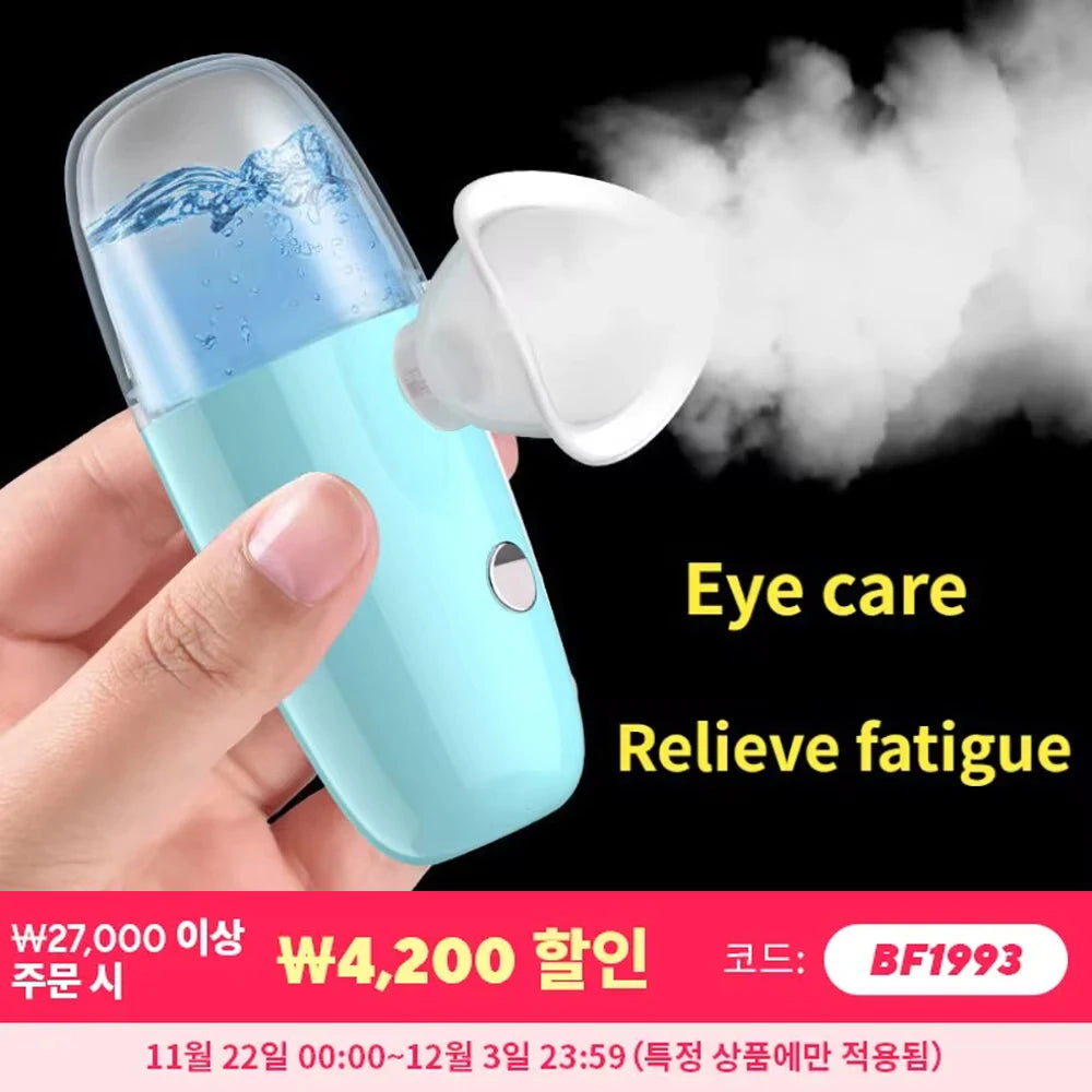 Eye Moistener Nano Spray for Dry Eyes Portable USB Charging