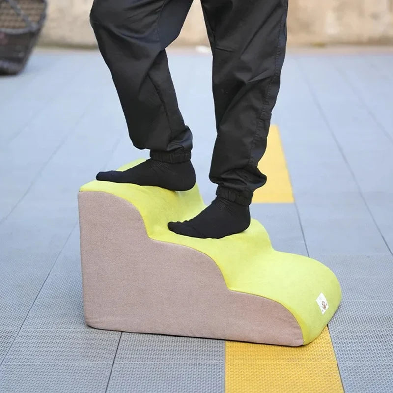 3 Layer Dog Cat Ramp Ladder with Memory Foam Washable Cover