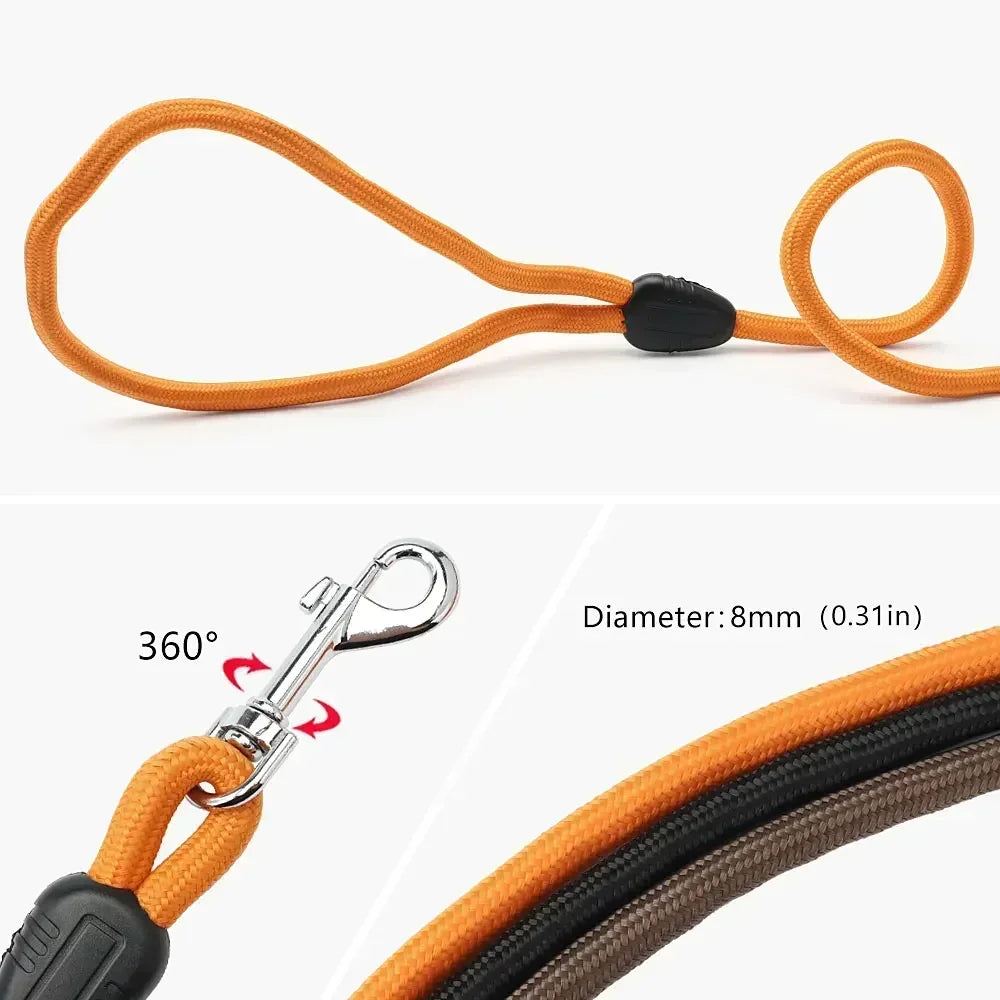8mm Dog Leash Long Pet Leash for Training and Walking Available in 5M 10M 15M Durable Outdoor Rope for Puppies and Cats
