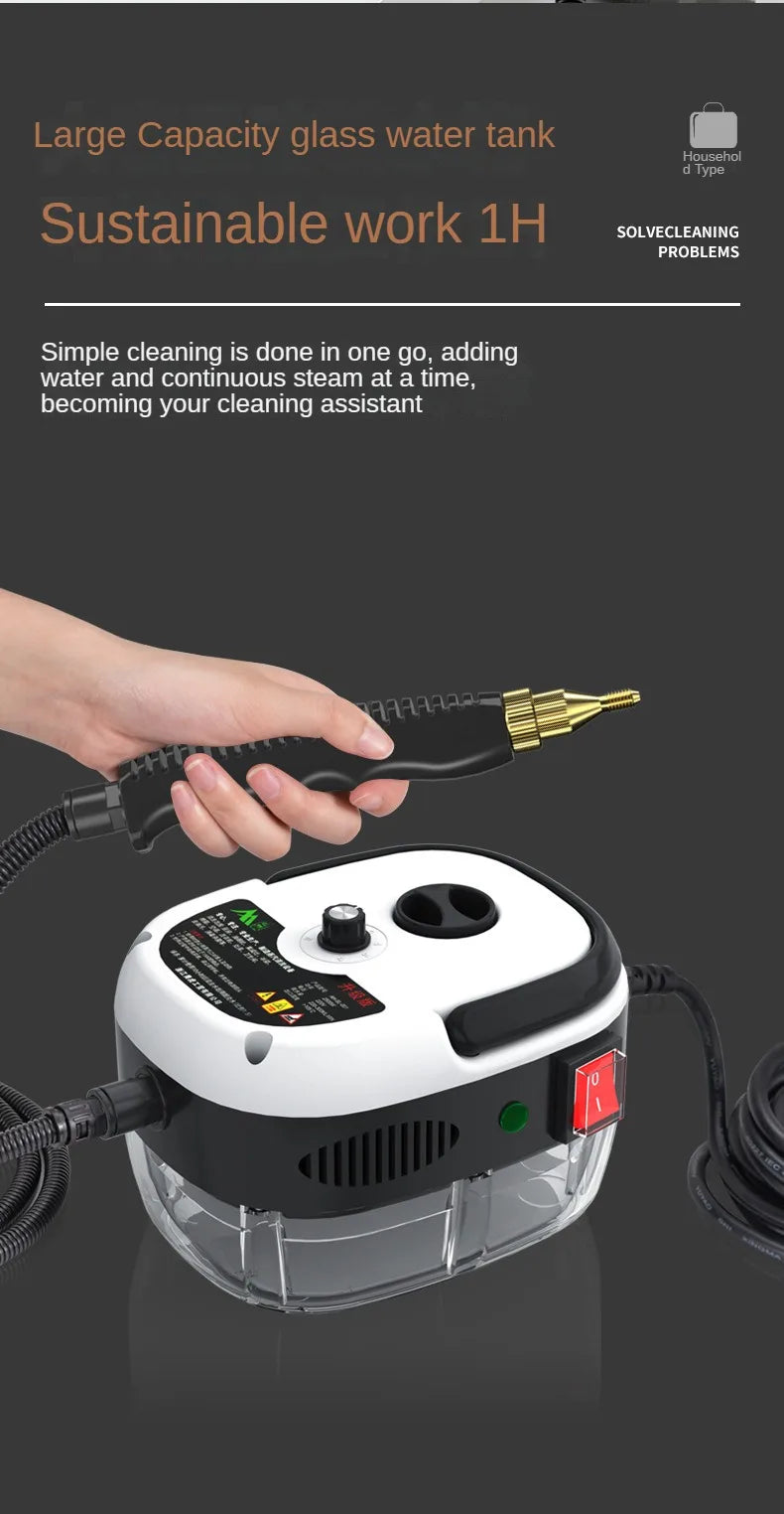 High Temperature Steam Cleaner for Kitchen Car and Air Conditioning with 110V and 220V Options