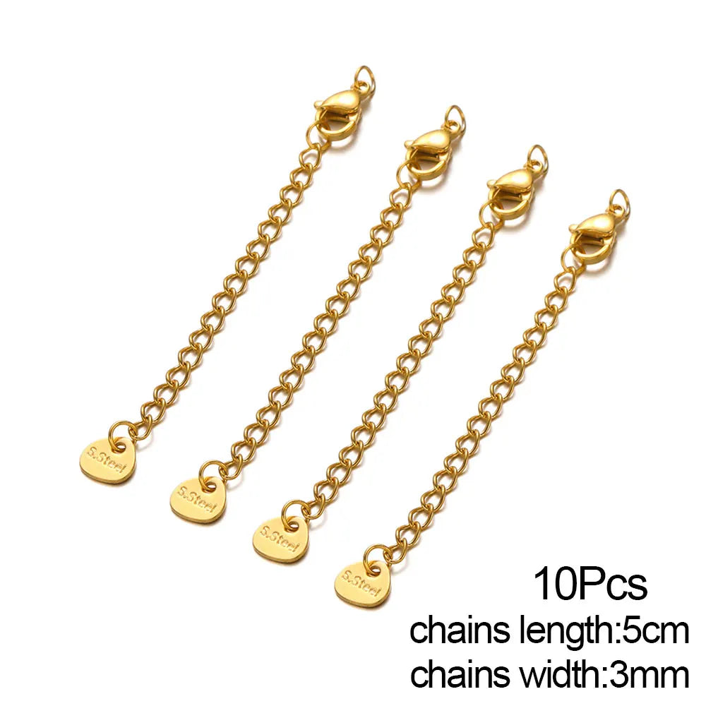 Stainless Steel Lobster Clasps Connector for DIY Jewelry Making