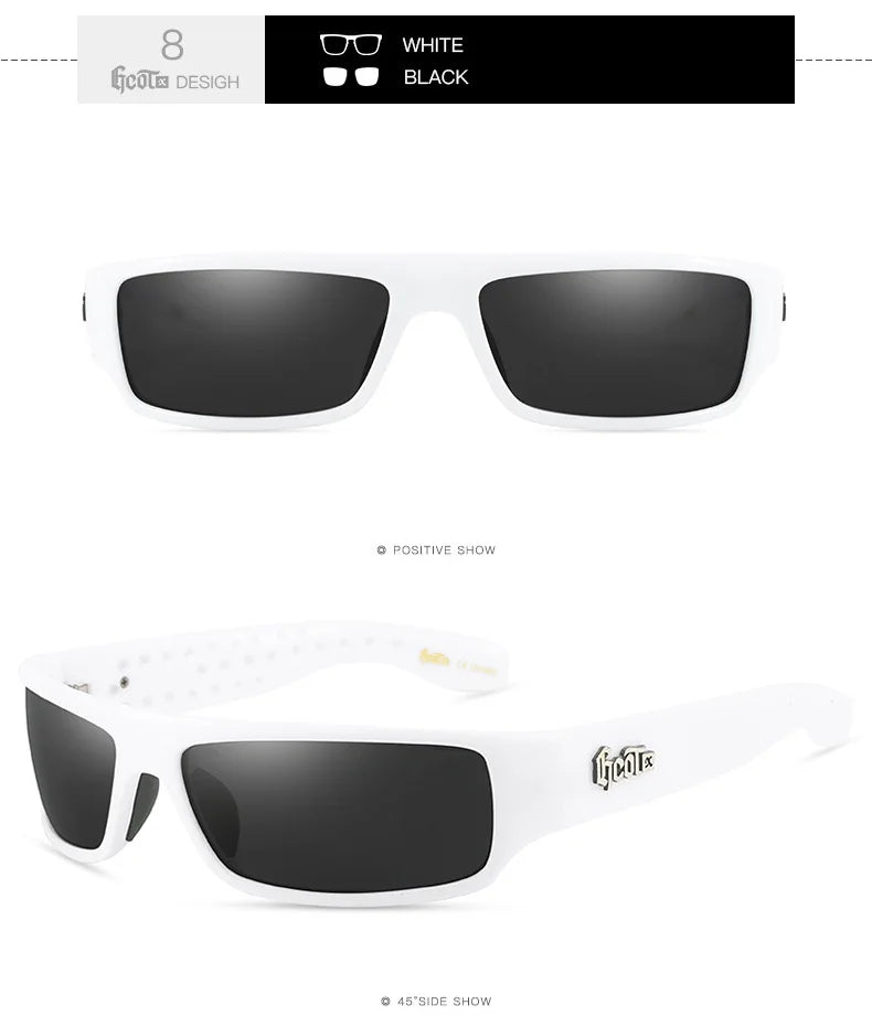GCOTX Trendy Brand Polarized Sunglasses Hip Hop Style 2024