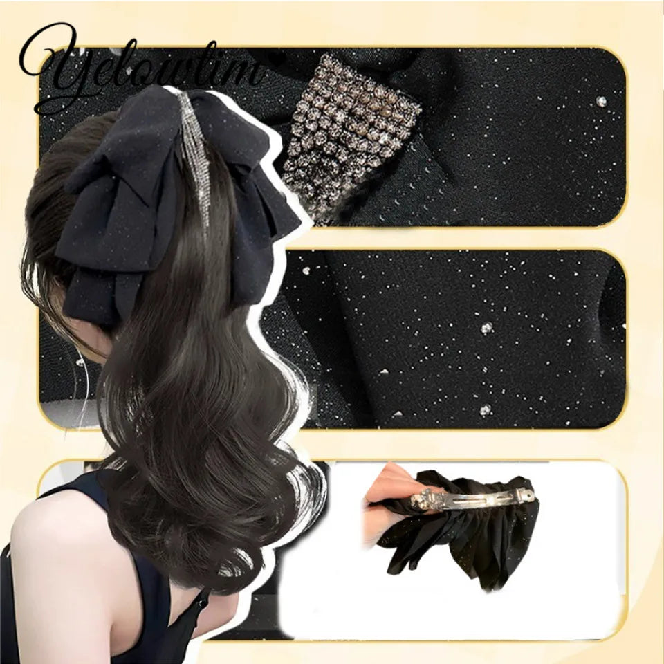 Synthetic 10inch to 16inch Curly Ponytail Wig for Women