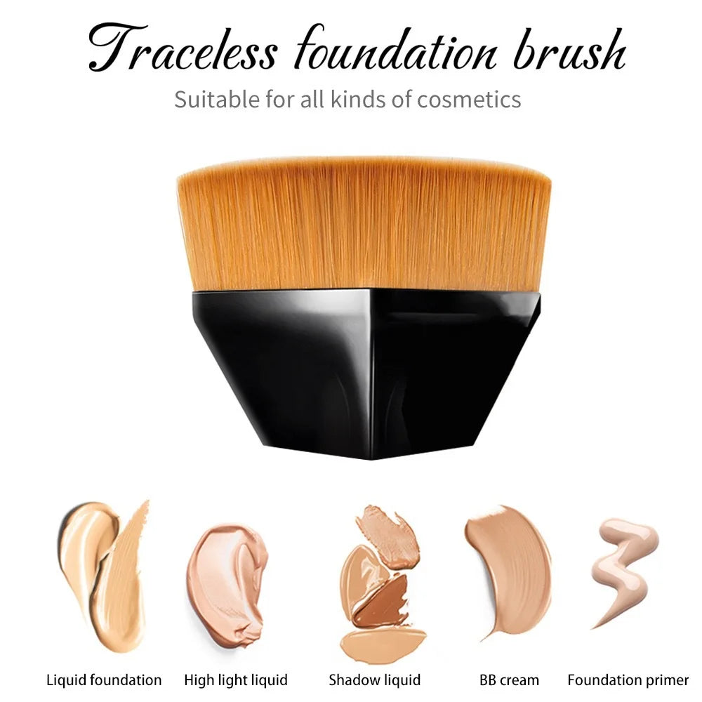 Six Corners Kabuki Flawless Foundation Makeup Brush Set