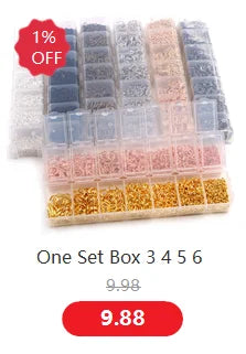 200pcs Stainless Steel Gold Color Split Jump Rings for Jewelry Making