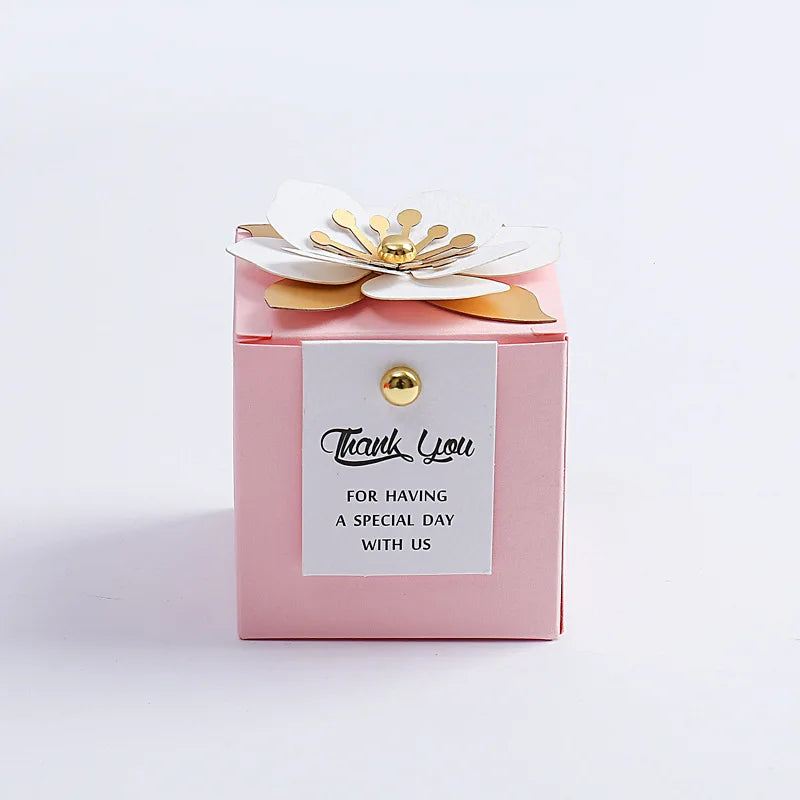 Flower Square Candy Box