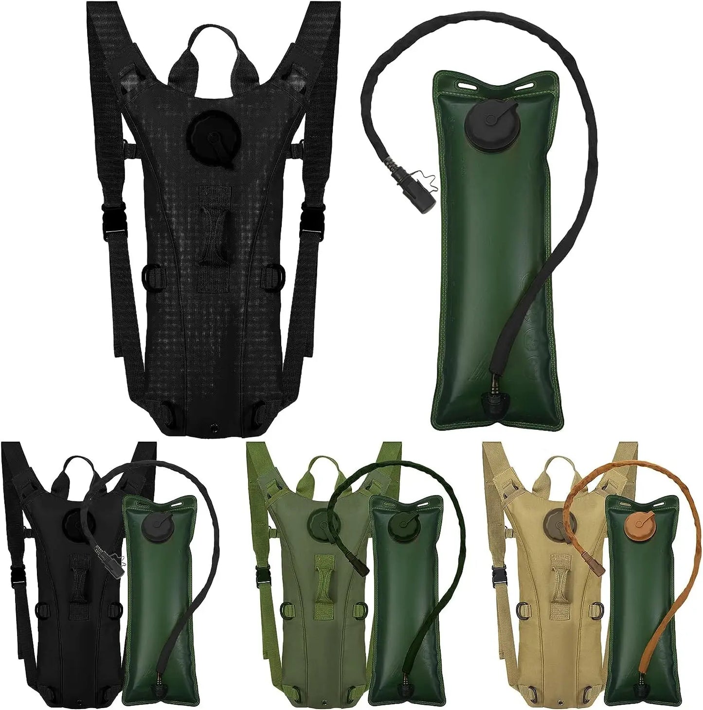 Waterproof Hydration Backpack β Includes 3L Bladder for Hiking, Cycling & Climbing