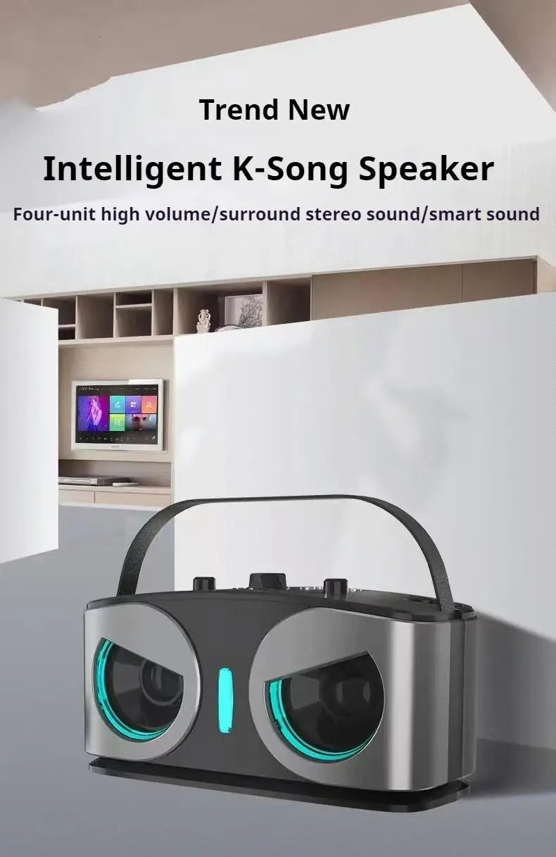 Owls 20W Wireless Bluetooth Speaker with Dual Microphones Portable HiFi Sound for Outdoor Karaoke and Family Parties