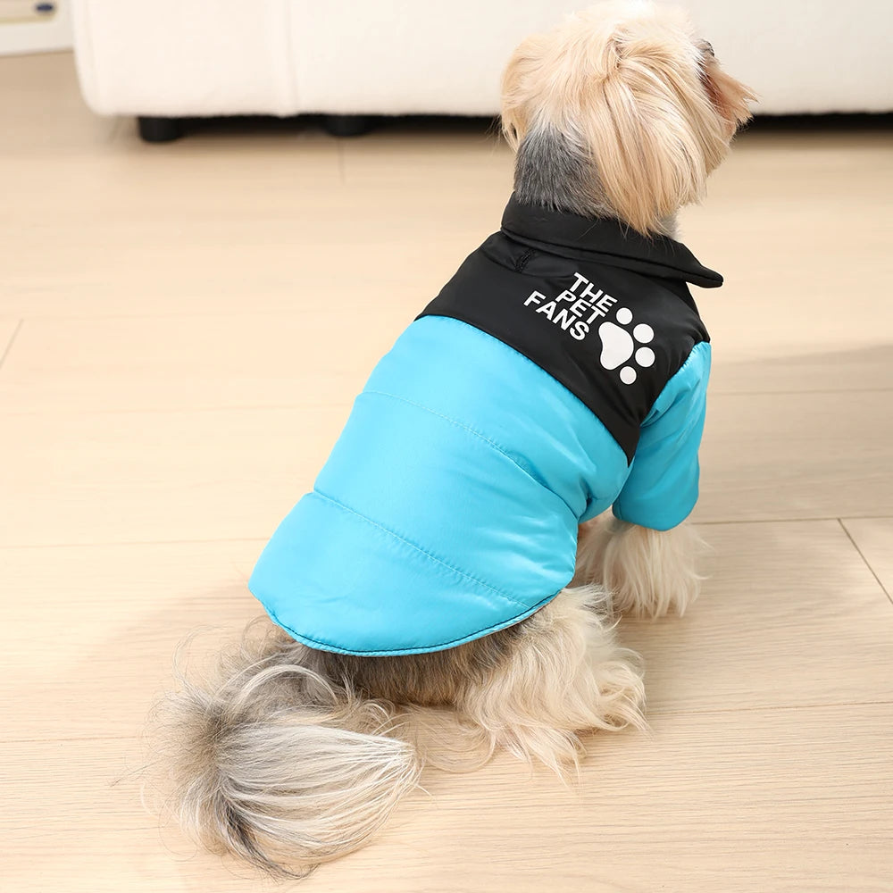 Reversible Pet Coat In Winter For Small Medium Dogs Cats Waterproof Pets Clothes Solid Warm Puppy Kitty Sphynx Chihuahua Jacket