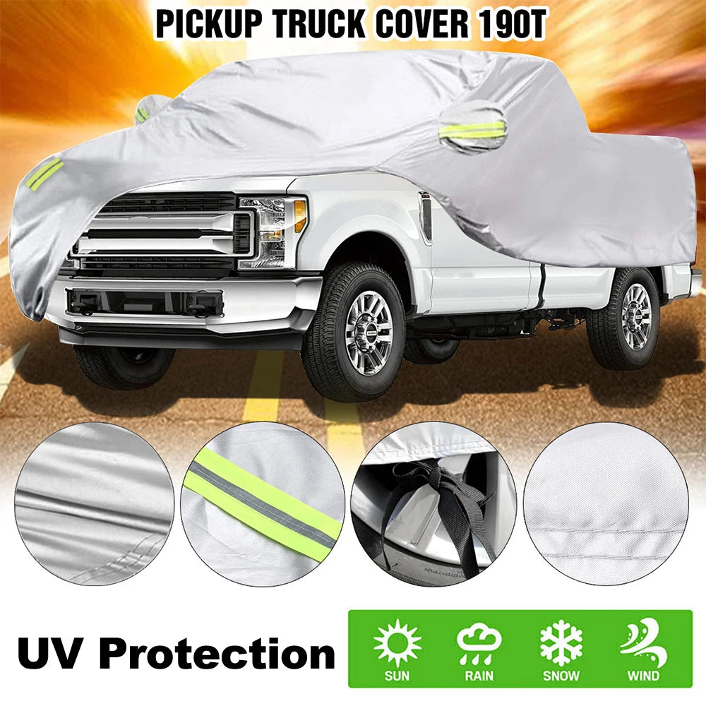 All Season Truck Cover for Ford Raptor F150 F250 GMC UV Protection Dust Windproof 170T