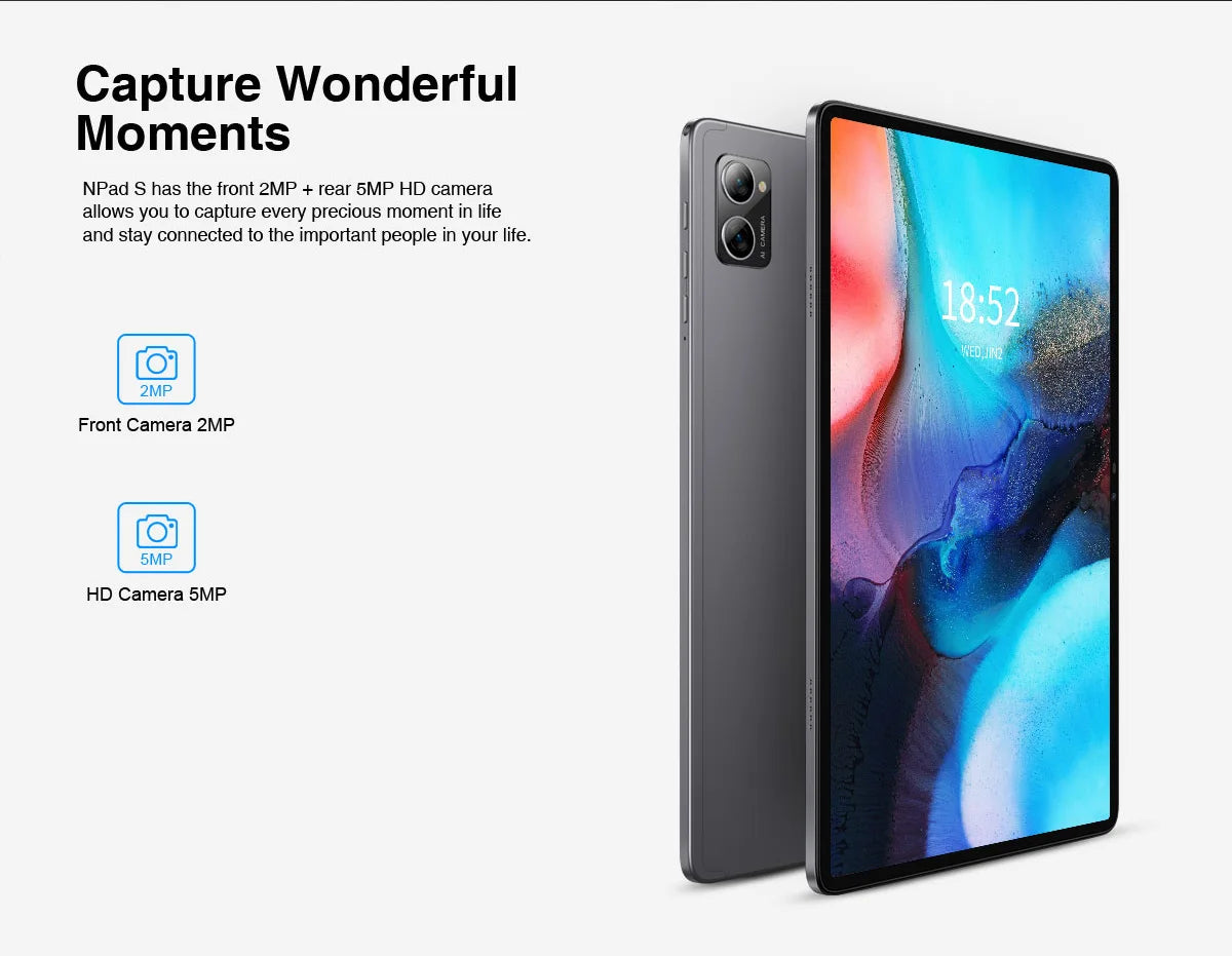 N-ONE NPad S 2023 10.1inch Tablet 1280X800 HD 4GB 64GB Android 12