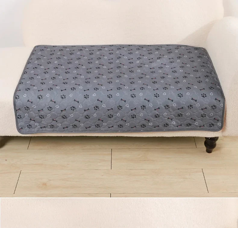 Reusable Absorbent Dog Pee Pad Blanket Washable Puppy Training Mat Multi-Use Pet Bed and Car Seat Cover