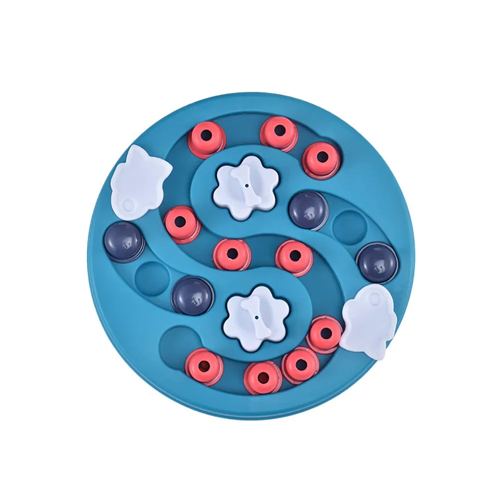 Puppy IQ Food Dispenser Slowly Eating NonSlip Bowl Pet Cat Dogs Training Game Dog Puzzle Toys Slow Feeder Interactive Increase