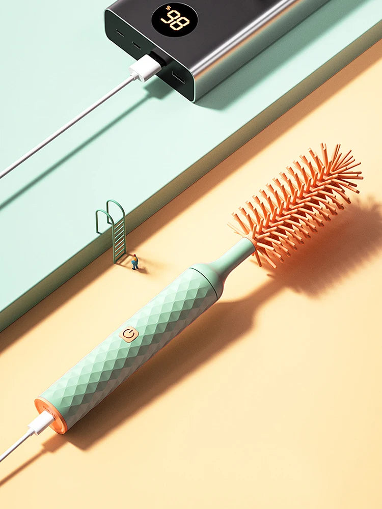 3 Pieces Electric Bottle Brush Set with 360 Degree Rotating Long Handle Waterproof Silicone Cleaning Brushes for Straws and Pacifiers