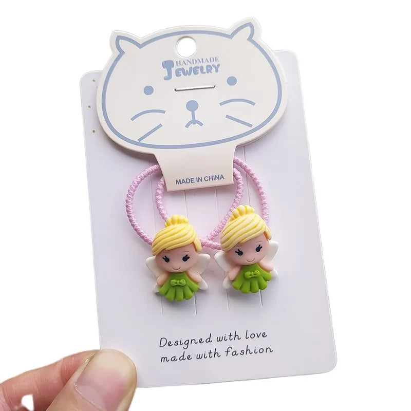 2PCS Cute Cartoon Princess Headwear Hair Bands for Kids