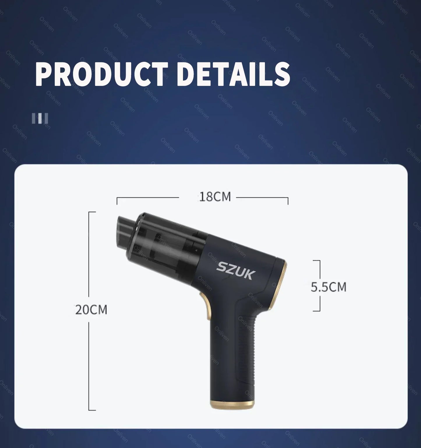 Cordless Mini Vacuum Cleaner for Home and Car Lightweight Portable Handheld Blower