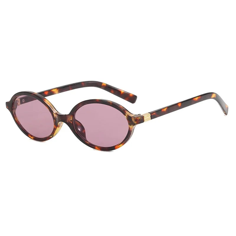 Oval Small Frame Luxury Brand Sunglasses for Women and Men