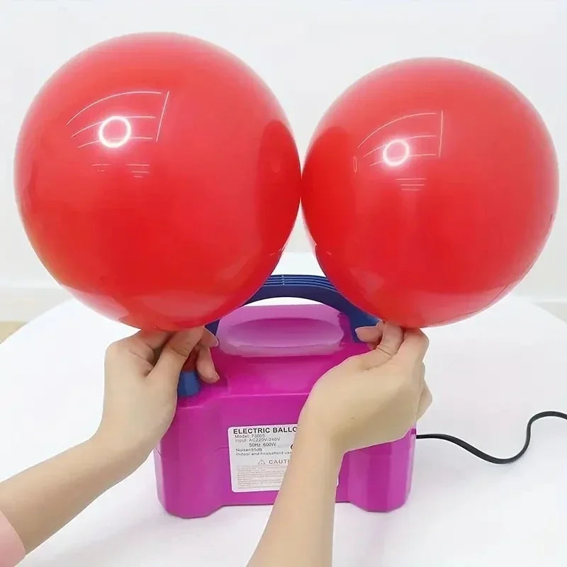 Electric Balloon Pump Double Hole Automatic Inflatable Machine