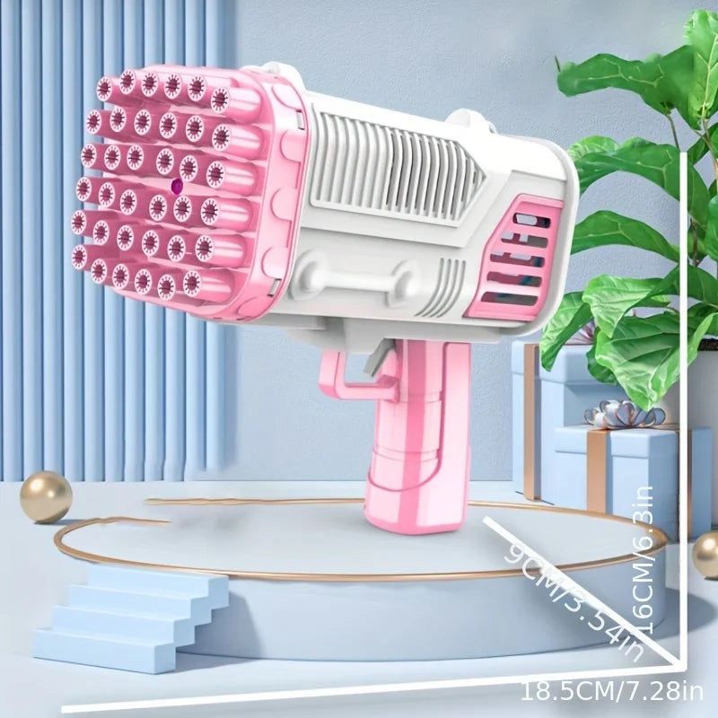 Popular Electric Bubble Gun for Children's Toys 32 Hole Design