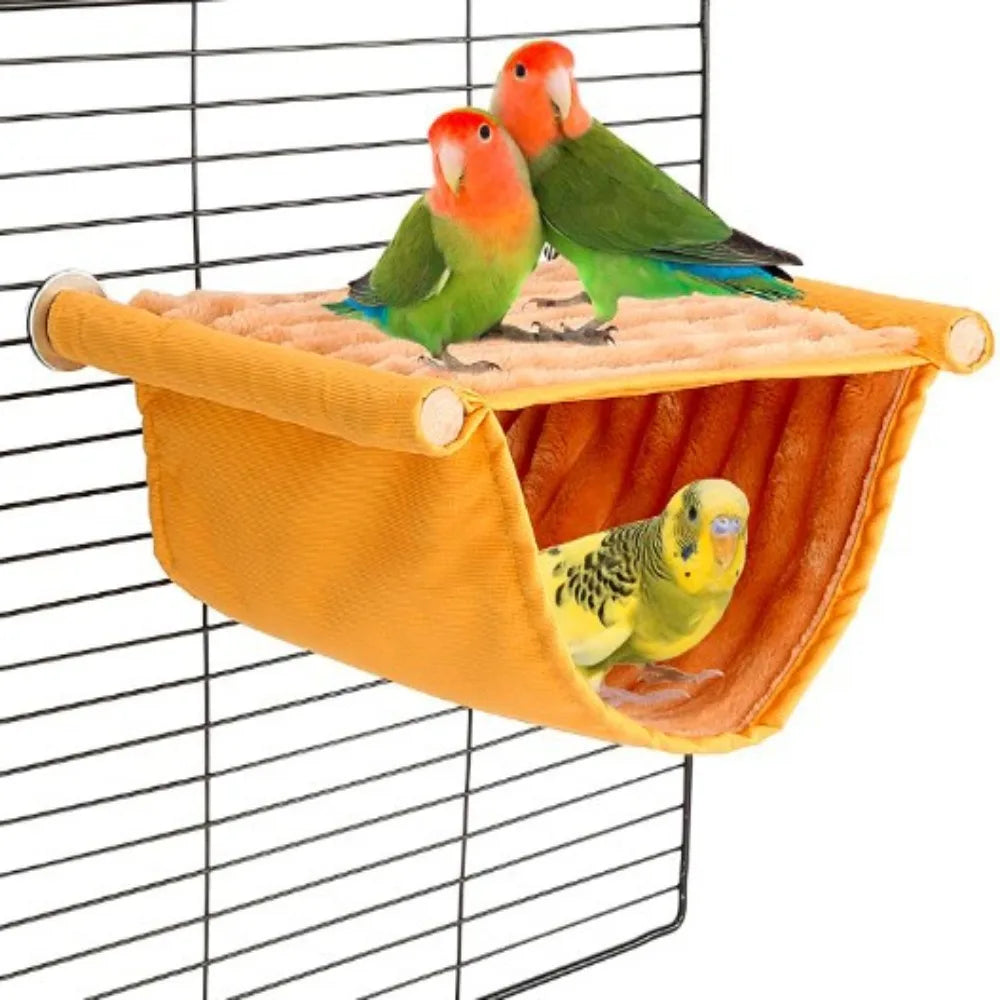 Parrot Nest Fashion Pet Bird Parrot Cages Removable Washable Warm Hammock Warmer Hanging Cave Sleeping Hatching