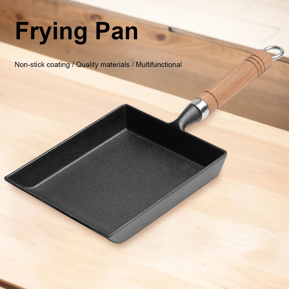 Cast Iron Non-stick Japanese Omelette Pan for Tamagoyaki