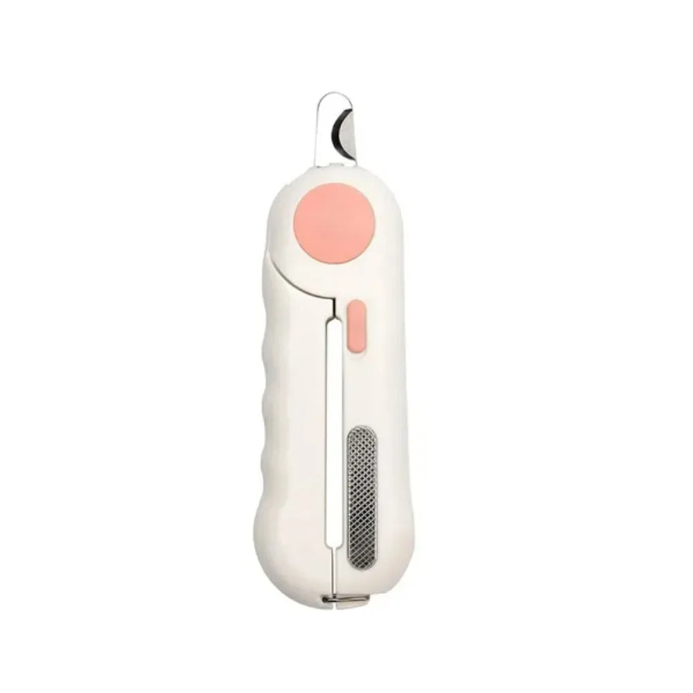Professional Pet Nail Clipper with LED Light for Cats and Small Dogs - Safe and Easy Claw Grooming Tool