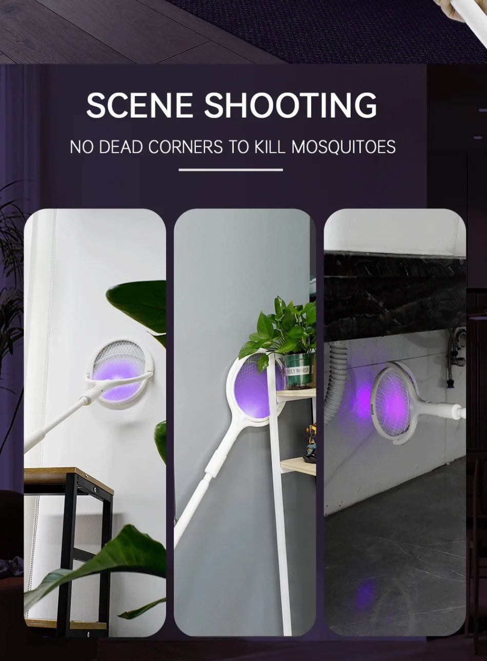 3500V 5in1 Mosquito Killer Lamp USB Rechargeable Bug Zapper