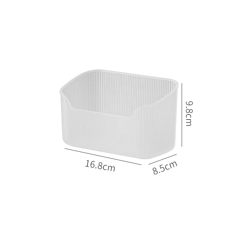 Rectangular Desktop Cosmetic Storage Drawer Stackable Organizer