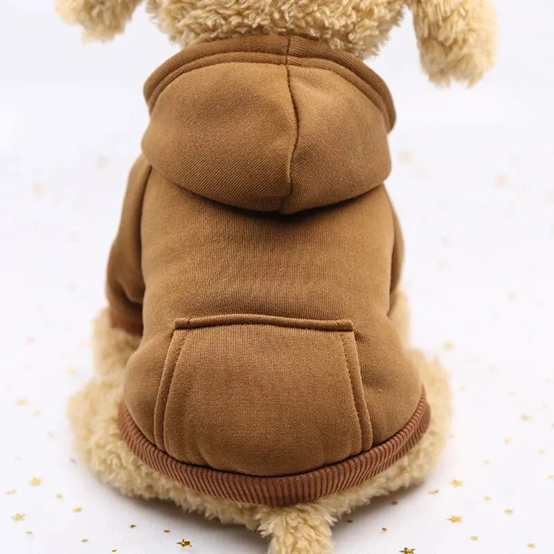 Fashion Dog Clothing Autumn Winter Thick Warm Hoodie Sweater