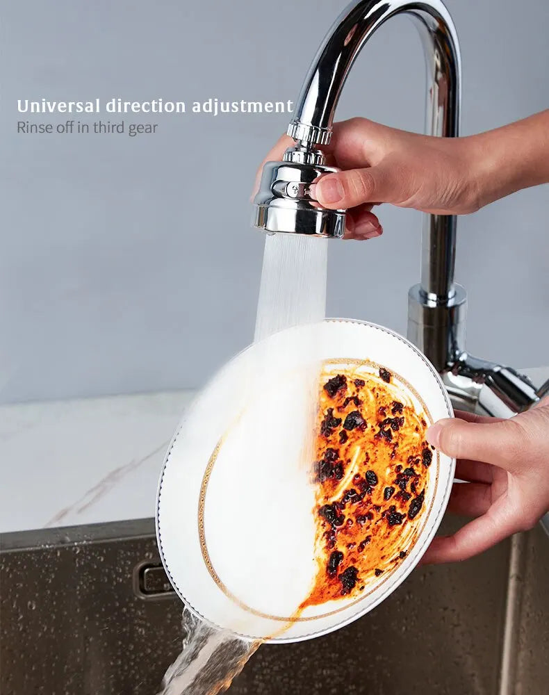 Kitchen Charge Faucet Splash Proof Extender With 360 Degree Rotation