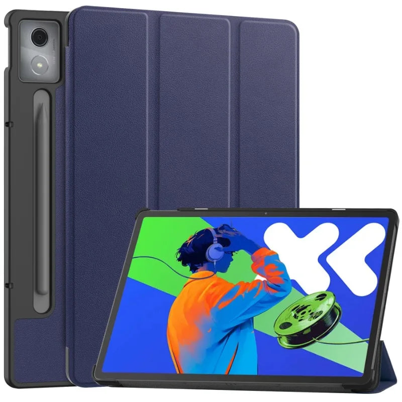Smart Case for Lenovo Xiaoxin Pad Pro 12.7 Inch 2025 Folding Flip Stand with Auto Sleep Feature Tablet Cover